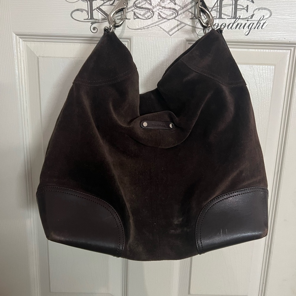 Cole Haan Brown Hobo Bag with Slouchy Design